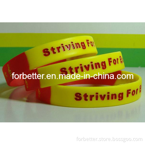 Debossed Silicone Wristband